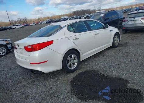 2015 Kia Optima Lx из США, поврежденный, VIN KNAGM4A72F5586909
